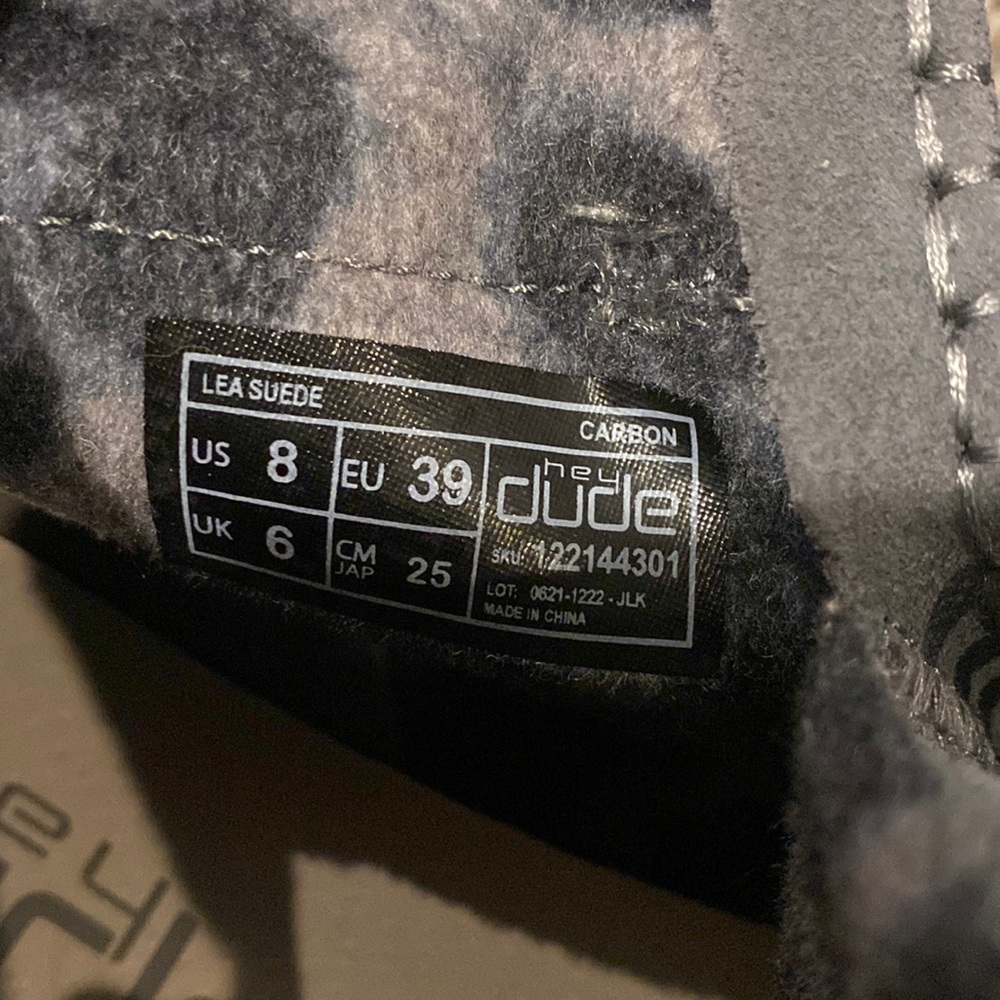 High top hey dude shoe’s